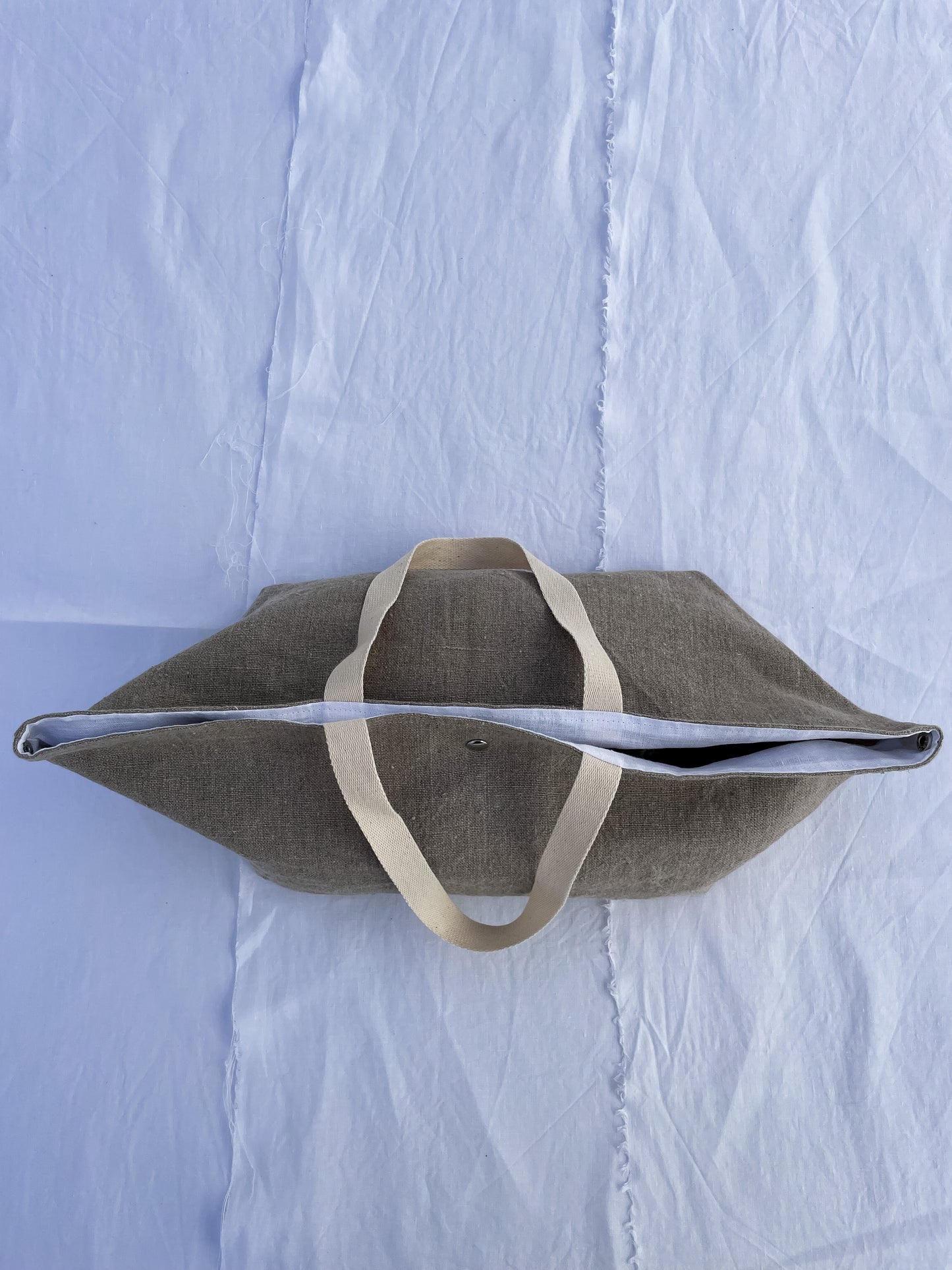MINI beach bag: natural