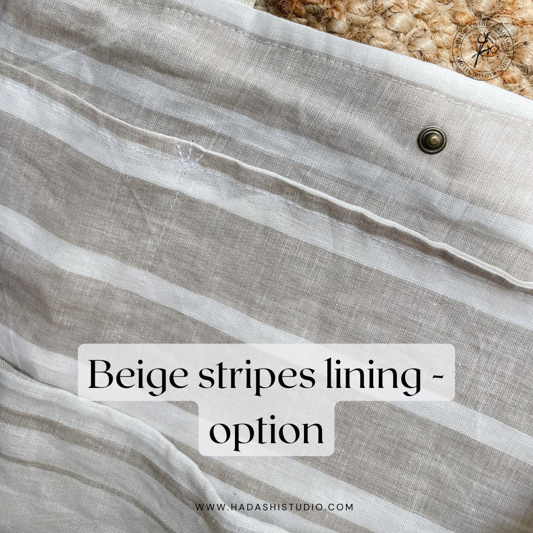 PETITE bag: natural (one set of handles)