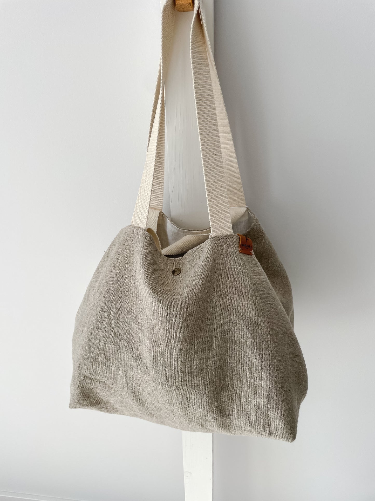 PETITE bag: natural (one set of handles)