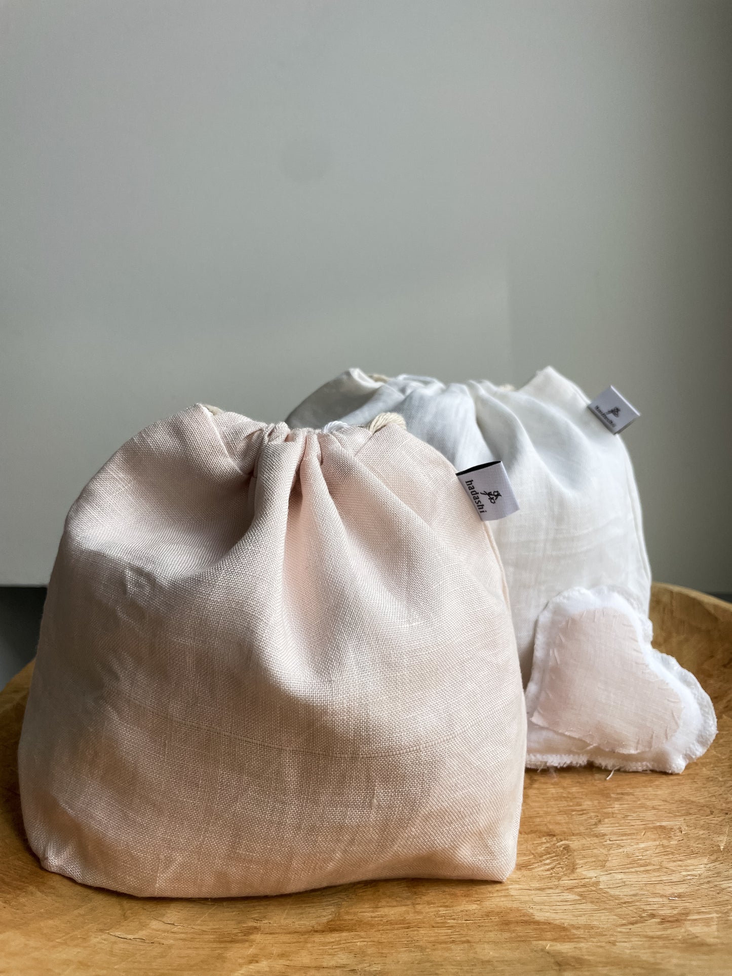 Linen lover Starter box (medium) White and pink