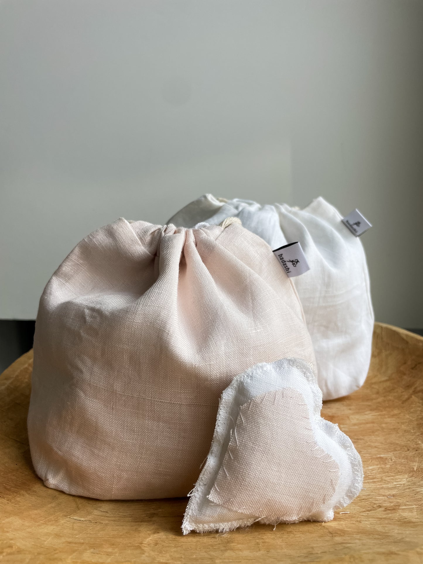 Linen lover Starter box (medium) White and pink