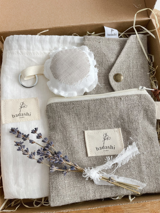 Linen lover gift box L (Natural)