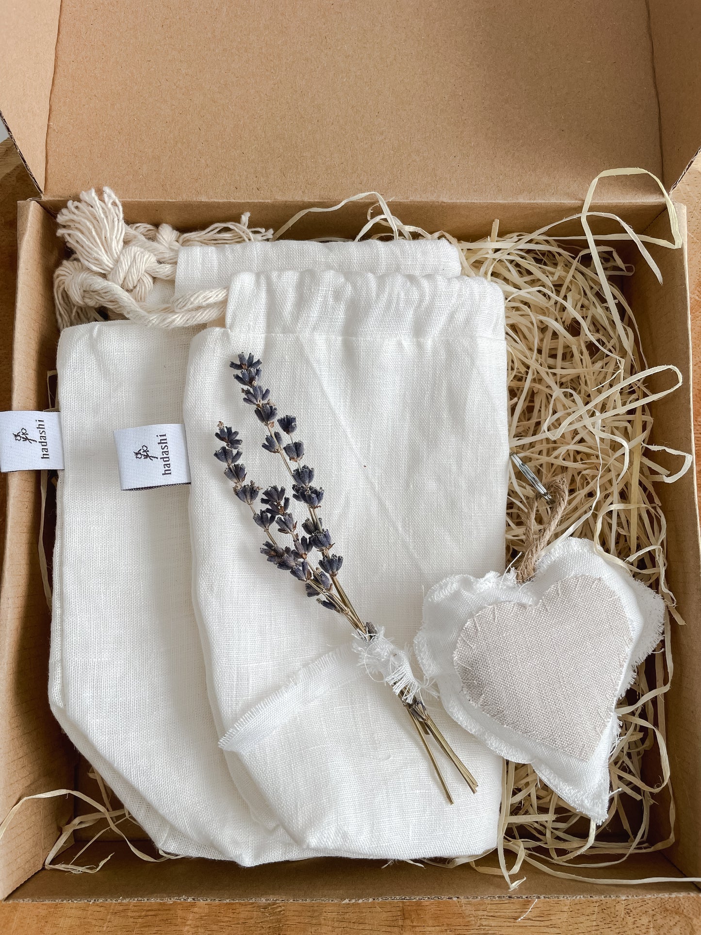 Linen lover Starter box (medium) White