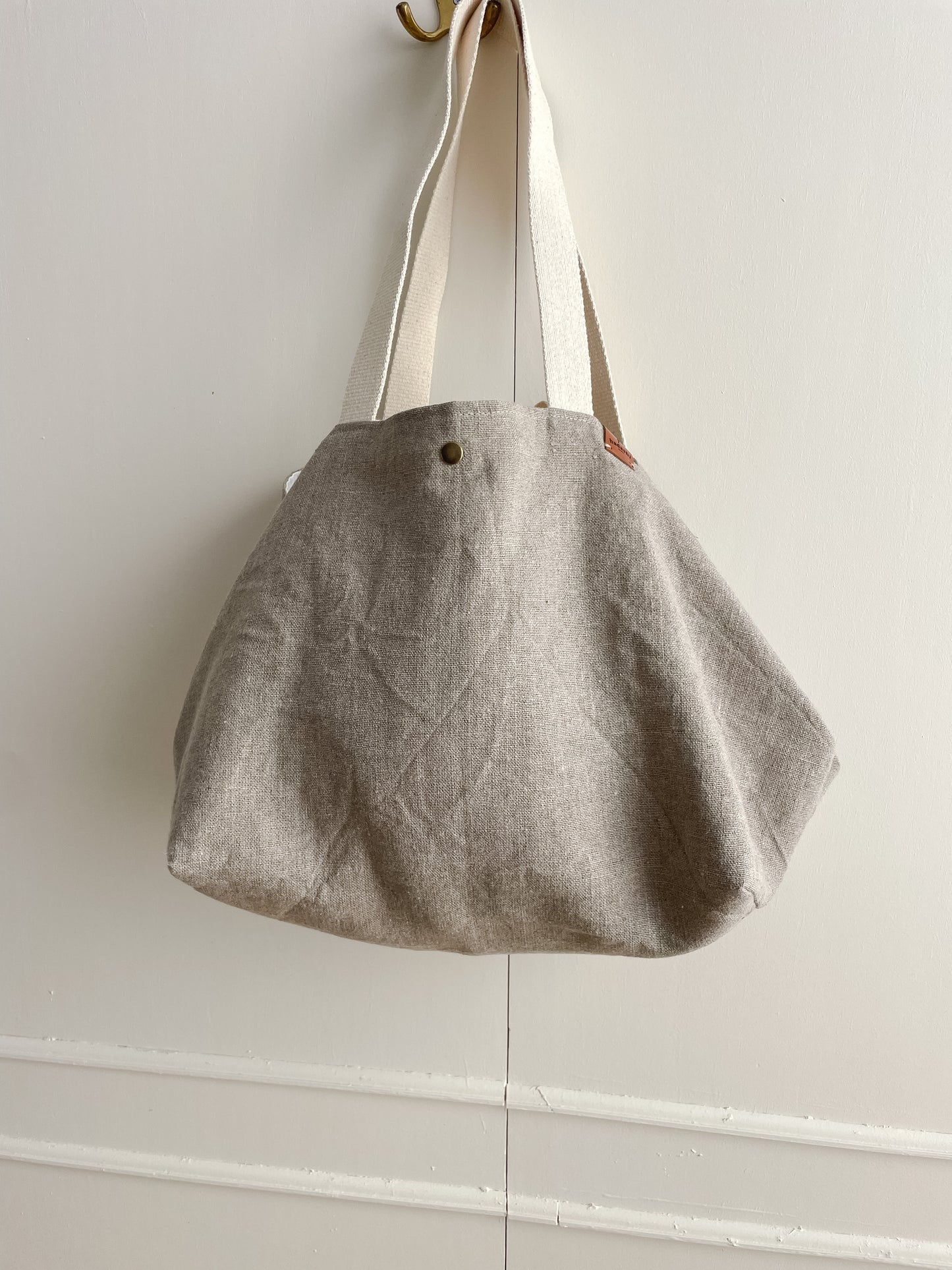 PETITE bag: natural (one set of handles)