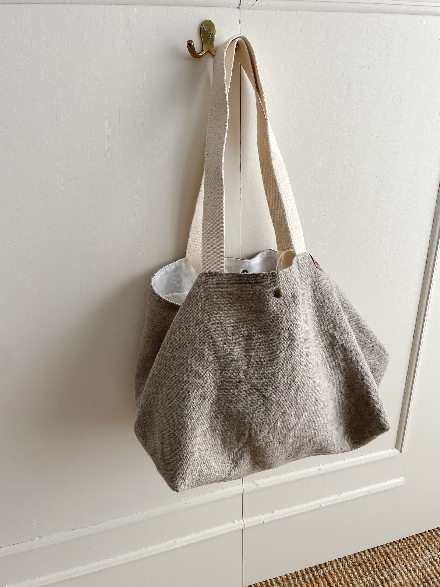 PETITE bag: natural (one set of handles)